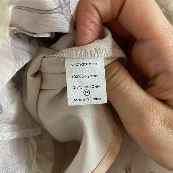 V. Chapman Vivi Dress in Garden Print Size 00 - Picture 9 of 9